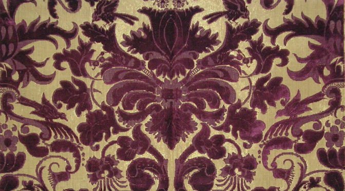 upholstery fabrics in the 17th century